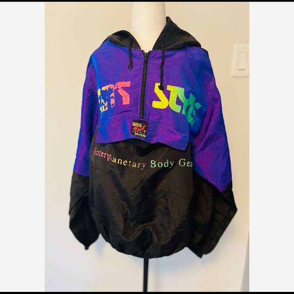 Vintage Other - COPY - Vintage Surf Style 90’s Windbreaker Neon J…